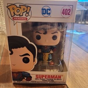 Funko Pop Superman Vinyl Figure - Blue, Red, Yellow